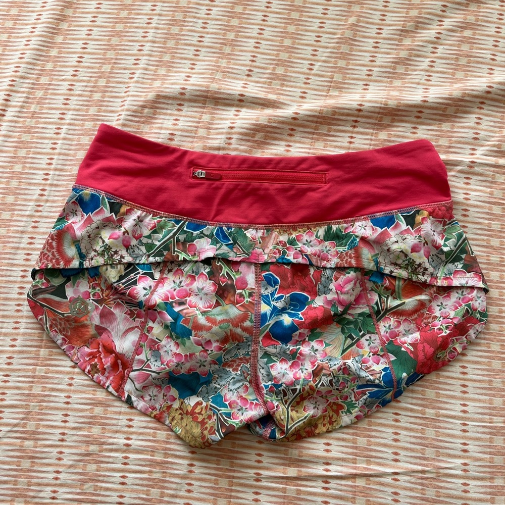 Speed up Lulu lemon running shorts
